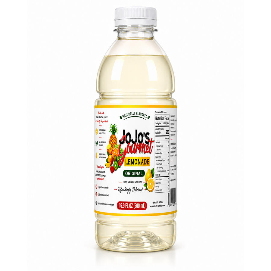 ORIGINAL The perfectly blended lemonade taste that defines JoJo’s Gourmet Lemonade: not too sweet and not too tart.