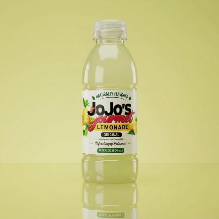 ORIGINAL The perfectly blended lemonade taste that defines JoJo’s Gourmet Lemonade: not too sweet and not too tart.